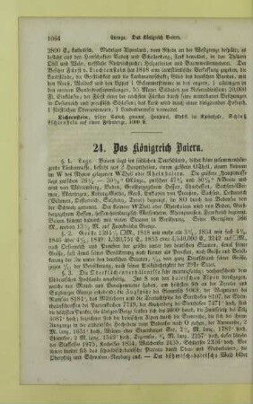 24. Das Königreich Baiern