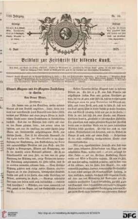 Eduard Magnus und die Magnus-Ausstellung in Berlin, [2]
