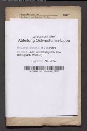 Erblasser: Voland, lisabeth, geb. Hesse: