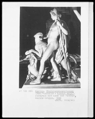 Dionysos mit Eros und Panther