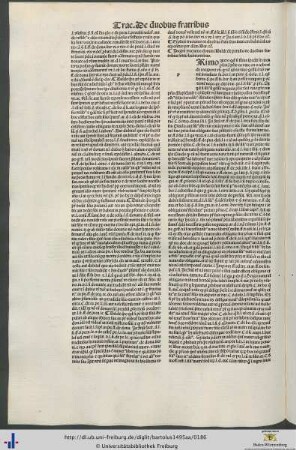 Tractatus domini Baldi de perusio de duobus fratribus simul habitantibus