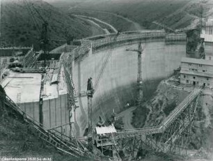 Okertalsperre, 1952-1955