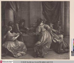 [Musizierende Gesellschaft mit neun Figuren; Musical Party with Nine Figures]