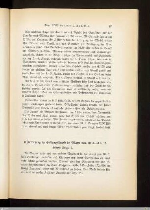d) Fortsetzung der Stellungskämpfe bei Mlawa