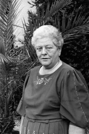 Jachow, Ottilie: seid 40 Jahren Mitglied in der Arbeiterwohlfahrt Ahrensburg