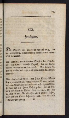 257-269, XXI. Fortsetzung