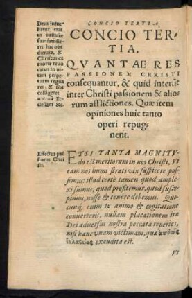 Concio Tertia.