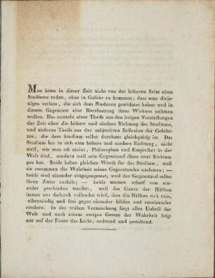 Text: Die Aufgabe der höheren Botanik