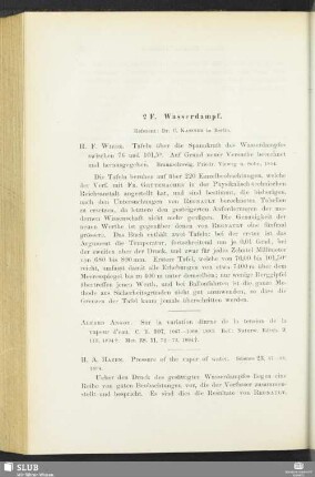 2 F. Wasserdampf