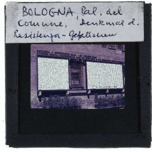Bologna, Sacrario Dei Caduti In Piazza Nettuno,Bologna, Palazzo del Comune / Palazzo d'Accursio