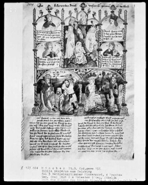 Biblia Pauperum aus Salzburg — ---, Folio 3recto