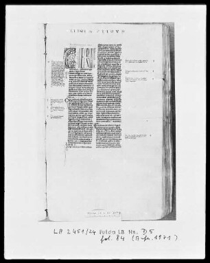 Bernardus Papiensis und andere — Initiale C (lemens), Folio 84 recto