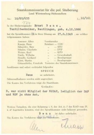 Benz, Ernst
