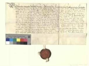 Johann [VIII.], Bischof von Lebus, belehnt Georg Feuer, Hauptmann zu Lebus, mit Petersdorf.
