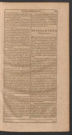 De Argumentis Adversariorum.