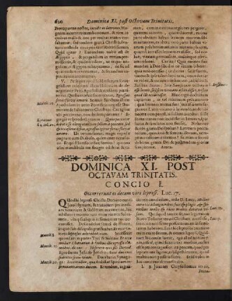 Dominica XI. Post Octavam Trinitatis