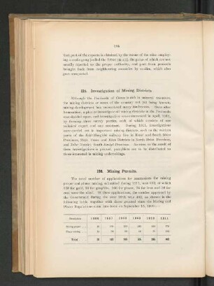 125. Investigation of Mining Districts.