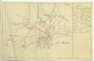 WHK 25 Deutscher Siebenjähriger Krieg 1756-1763: Plan der Belagerung von Münster, 10. bis 20. November 1759