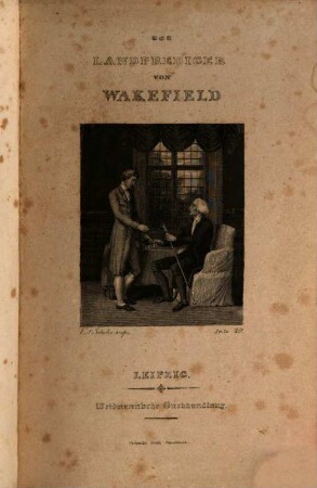 Der Landprediger von Wakefield : Eine Erzählung