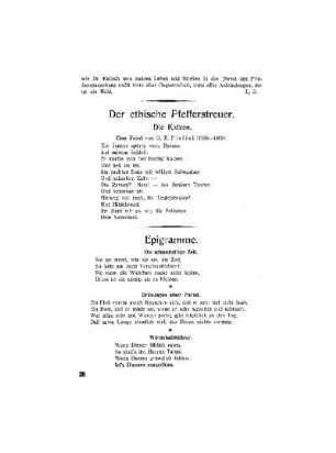 Epigramme