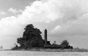 Wermsdorf-Mahlis. Windmühlenberg, Reste der Bockmühle