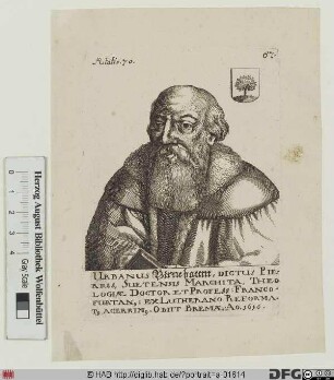 Bildnis Urban Birnbaum (lat. Urbanus Pierius)