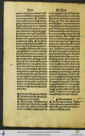Von sant Steffan