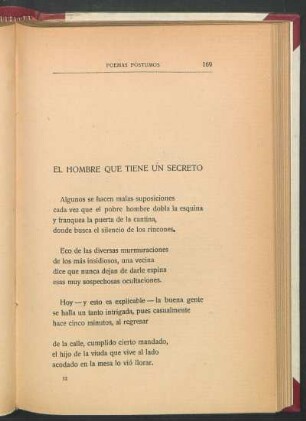 El hombre que tiene un secreto