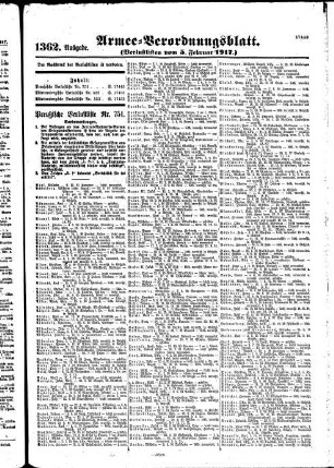 1362.Ausgabe. Montag, 5. Februar 1917