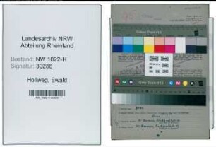 Entnazifizierung Ewald Hollweg , geb. 18.12.1876 (Fabrikant)