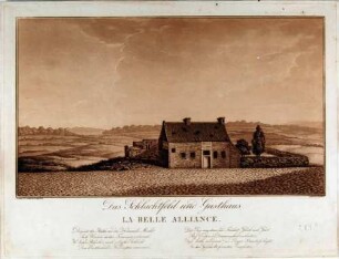 Das Schlachtfeld und Gasthaus "La Belle Alliance" (Waterloo)