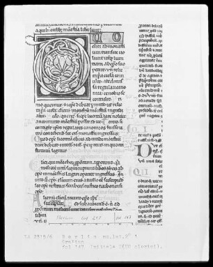 Gratian — Initiale Q(uo clerici), Folio 147recto
