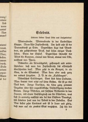113-117, Erlebnis