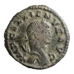 Münze, Denar, 260 - 268 n. Chr.