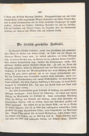 Die türkisch-griechische Halbinsel.