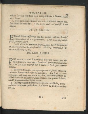 De LX Annis.