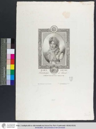 Marie Louise Archiduchesse d'Autriche Imperatrice Reine Et Regente / Peint par J. Isabey ; Gravé par Mécou