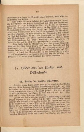IV. Bilder aus der Länder- und Völkerkunde
