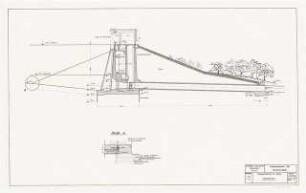 Pumpspeicherwerk, Berlin Schinkelwettbewerb 1964: Einlaufbauwerk 1:200, 1:20