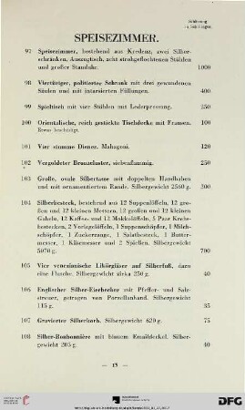 Speisezimmer (Nr. 97-155)