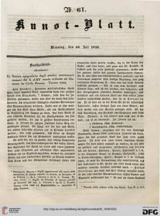 Nr. 61 - 70 (30. Juli 1839 - 29. August 1839)
