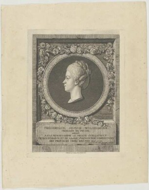 Bildnis der Frederique Sophie Wilhelmine de Prusse