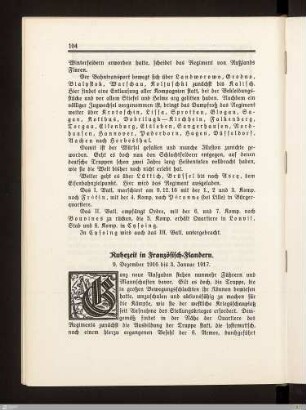 Ruhezeit in Französisch-Flandern
