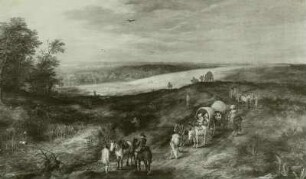 Landschaft mit dem Rohrdommeljäger