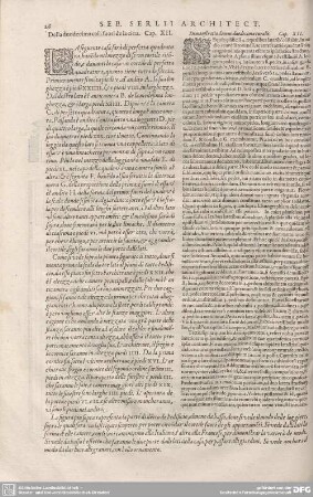 Della duodecima casa far fuori de la citta. Cap. XII.