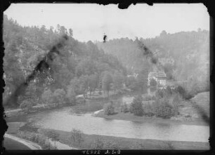 Lauenhain. Lauenhainer Mühle Eingang zur Mühle