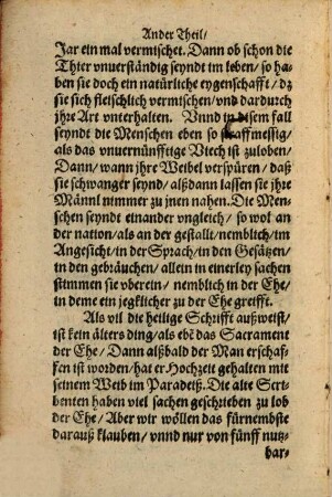 ... Theil deß Fürstlichen Lustgartens und Weckuhr : in welchem die Könige, Fürsten vnd Herren, so wol auch die vom Adel ... sich ... trefflih erlustigen können, 2. Darin[n] gantz lustige unnd kurtzweilige Historien, auch herrlichen documenta und zierliche Warnungen eingeführt werden, wie sich die Fürsten und Herren im Ehestandt und erziehung ihrer Kinder zuverhalten