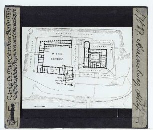 Malbork, Marienburg : Lageplan, Grundriss