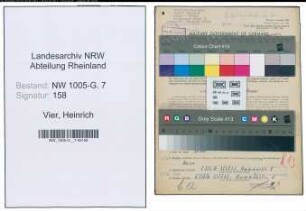 Entnazifizierung Heinrich Vier , geb. 28.05.1907 (Polsterer)