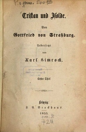 Tristan und Isolde, 1